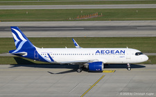 Airbus A320-271n | SX-NEP | Aegean Airlines  |  This Airbus A320neo of Aegean Airlines was delivered in AUG2023 to the current operator. The Greek airline currently has 21 aircraft of this type on strength, but 10 of them are parked at Athens - mainly due to engine problems.  | Z&UUML;RICH (LSZH/ZRH) 18.11.2025