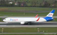 Boeing 767-330ERBDSF | 5B-DEE | Euroavia Airlines  |  This Boeing 767 is  departing with more than 2 hours delay on its flight SEB603 to Dubai and later to Hong Kong.  | Z&UUML;RICH (LSZH/ZRH) 19.11.2025