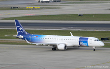 Embraer ERJ-195AR | 4O-AOE | Air Montenegro  |  This Embraer ERJ-195 of Air Montenegro entered service on 03JUL2025 as third aircraft of this operator. | Z&UUML;RICH (LSZH/ZRH) 23.11.2025