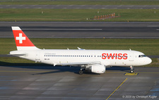 Airbus A320-214 | HB-IJR | Swiss International Air Lines  |  This Airbus A320 of Swiss International Airlines is the first aircraft of the company to have received the additional titles 
