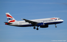 Airbus A320-232 | G-EUUA | British Airways  |  This Airbus A320 of British Airways was delivered on 31JAN2002 to the current operator and has been seen all over Europe since then. | Z&UUML;RICH (LSZH/ZRH) 29.11.2025