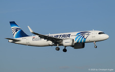 Airbus A320-251n | SU-GFO | Egyptair  |  This Airbus A320neo of EgyptAir is seen here arriving as flight MSR773 from Cairo. | Z&UUML;RICH (LSZH/ZRH) 20.12.2025