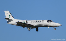 Cessna 550 Citation Bravo | HZ-134 | Kingdom of Saudi Arabia (Desert Wings Aviation)  |  This Citation 550 Bravo is captured here arriving from Heraklion for maintenance in Zurich. | Z&UUML;RICH (LSZH/ZRH) 31.12.2025
