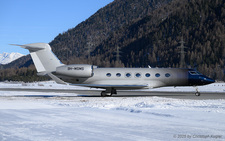 Gulfstream G500 (GVII) | 9H-MSMS | untitled (TAG Aviation Malta)  |  This Gulfstream G500 is just entering runway 21 for a backtrack followed by a departure on runway 03. | SAMEDAN (LSZS/SMV) 27.12.2025