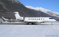 Gulfstream G650 | VZ-CZB | untitled (Jet Aviation BizJets)  |  This Gulfstream G650 has dropped off its passengers from Abu Dhabi and is now continuing its flight to Zurich | SAMEDAN (LSZS/SMV) 27.12.2025
