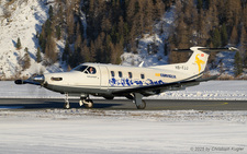 Pilatus PC-12/47E NGX | HB-FJJ | Air Corviglia  |  This Pilatus PC-12 of Air Corviglia was delivered on 25MAR2025 to the current operator.  | SAMEDAN (LSZS/SMV) 27.12.2025