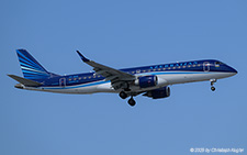 Embraer ERJ-190AR | VP-BHE | Azerbaijan Airlines  |  Azerbaijan Airlines is operating a mixture of Embraer ERJ-190, Airbus A319 and Airbus A320 on their flights from Baku. | ANTALYA (LTAI/AYT) 15.05.2025