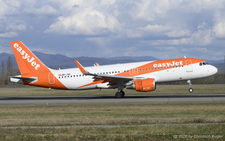 Airbus A320-214 | HB-JXU | EasyJet Switzerland  |  This Airbus A320 of EasyJet Switzerland is seen here arriving from Rome-Fiumicino as flight EZY1124. | BASLE (LFSB/BSL) 02.03.2026