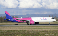 Airbus A321-271nx | HA-LDM | Wizzair  |  This Airbus A321neo of Wizzair did only spend 40 minutes on the ground. It is seen here dparting to Budapest as flight WZZ2270, still with a considerable delay. | BASLE (LFSB/BSL) 02.03.2026