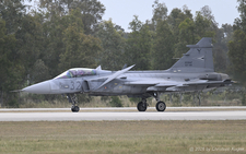 JAS-39C Gripen | 32 | Hungarian Air Force  |  This Gripen of the Hungarian Air Force is taxing towards its parking position after its demonstration at the Tiger Meet Open Day. | ARAXOS (LGRX/GPA) 10.05.2026