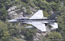 General Dynamics F-16D | 619 | Greek Air Force  |  This F-16D of the Greek Air Force is normally based at Chania on Crete. It is seen here in the low-level area in the northern Penepoles. | VOURAIKOS VALLEY (----/---) 11.05.2026