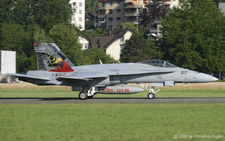 McDonnell Douglas F/A-18C Hornet | J-5017 | Swiss Air Force  |  This F/A-18C Hornet used to be the squadron plane of Fl St 17 which has been merged as of 01JAN2026 together with Fl St 18 to the new Fl St 35. | EMMEN (LSME/---) 02.07.2026