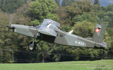 Pilatus PC-6/B2-H2M-1 | V-623 | Swiss Air Force  |  This Pilatus PC-6 is seen here departing again from the landing ground.  | LSNL 03.09.2026