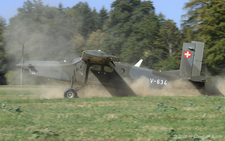 Pilatus PC-6/B2-H2M | V-634 | Swiss Air Force  |  The dust kicking up gave some unique impressions during this exercise. | LSOT 08.09.2026
