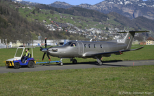 Pilatus PC-12/47G PRO | HB-FSD | Pilatus Flugzeugwerke  |  This Pilatus PC-12/47G PRO just had its navigational systems calibrated and is towed back to the production facility.  | BUOCHS (LSZC/BXO) 25.02.2026