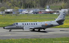 Cessna 560 Citation V | TR.20-01 | Spanish Air Force  |  This Cessna Citation V of the Spanish Air Force is seen here arriving from Madrid Getafe, where the aircraft is based.  | BUOCHS (LSZC/BXO) 07.04.2026