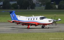 Pilatus PC-12/47G PRO | HB-FQB | Royal Flying Doctor Service (Pilatus Flugzeugwerke)  |  This Pilatus PC-12/47G PRO of the Royal Flying Doctor Service is about to start its delivery flight to Australia. | BUOCHS (LSZC/BXO) 03.08.2026