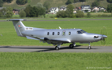 Pilatus PC-12/47G PRO | HB-FRM | Pilatus Flugzeugwerke  |  This Pilatus PC-12 is seen here departing for Prestwick on its delivery flight to the USA. | BUOCHS (LSZC/BXO) 03.08.2026
