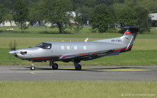 Pilatus PC-12/47E NGX | HB-FWO | untitled  |  This Pilatus PC-12 is seen here arriving from Cannes-Mandelieu. Flying time was 1h29min. | BUOCHS (LSZC/BXO) 03.08.2026