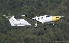 Pilatus PC-12/47G PRO | HB-FRP | Pilatus Flugzeugwerke  |  This Pilatus PC-12/47G PRO is seen here departing runway 06 at Buochs for a pre-delivery test flight.  | BUOCHS (LSZC/BXO) 12.08.2026