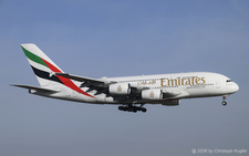 Airbus A380-861 | A6-EOW | Emirates Airline  |  This Airbus A380 of Emirates Airline is seen here approaching runway 14 in Zurich as flight UAE87 from Dubai. | Z&UUML;RICH (LSZH/ZRH) 01.01.2026