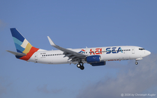 Boeing 737-8EH | SU-RSD | Red Sea Airlines  |  Red Sea Air has a weekly flight from Hurghada to Zurich using their Boeing 737-800 aircraft. The aircraft arrived with a delay of 28 minutes, resulting in better lighting of the plane. | Z&UUML;RICH (LSZH/ZRH) 03.01.2026