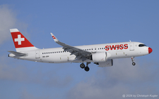 Airbus A320-271n | HB-JDH | Swiss International Air Lines  |  As every year, Swiss International Airlines is decorating 2 aircraft with a red nose. It is seen here operating flight SWR2809 from Geneva. | Z&UUML;RICH (LSZH/ZRH) 03.01.2026