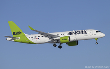 Airbus A220-300 | YL-BTA | Air Baltic  |  This Airbus A220-300 is seen here operating Swiss International Air Lines' flight SWR2141 from Valencia. This aircraft was only delivered on 29DEC2025. | Z&UUML;RICH (LSZH/ZRH) 04.01.2026