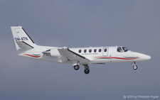 Cessna 550 Citation Bravo | OM-ATN |  (Air-Transport Europe)  |  This Cessna 550 Citation Bravo of Air-Transport Europe is captured arriving from Vienna. The same aircraft was seen 16 years ago flying as OK-VSZ in Innsbruck. | Z&UUML;RICH (LSZH/ZRH) 05.01.2026