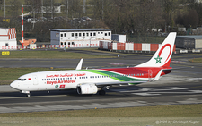 Boeing 737-8B6 | CN-ROK | RAM Royal Air Maroc  |  This Boeing 737-800 of RAM Royal Air Maroc is flying with the airline since FEB2007, when it was delivered from Boeing. A sticker in the lower front fuselage promotes the 2025 Africa Cup of Nations.  | Z&UUML;RICH (LSZH/ZRH) 14.01.2026