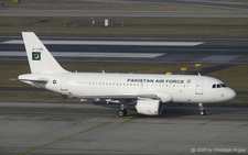 Airbus A319-112 | A-1102 | Pakistan Air Force  |  This Airbus A319 was built in 1999 an served with various airlines. Since JUL2022, it is used by the Pakistan Air Force. | Z&UUML;RICH (LSZH/ZRH) 22.01.2026