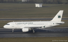 Airbus A319-112 | A-1102 | Pakistan Air Force  |  This Airbus A319 of the Pakistan Air Force is accellerating on runway 28 for its flight to London-Stansted. | Z&UUML;RICH (LSZH/ZRH) 22.01.2026