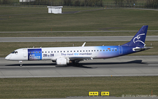 Embraer ERJ-195LR | 4O-AOB | Air Montenegro  |  This Embraer ERJ-190 of Air Montenegro is advertising Montenegro as 28th EU member.  | Z&UUML;RICH (LSZH/ZRH) 26.02.2026