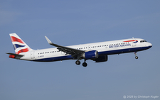 Airbus A321-251nx | G-NEOZ | British Airways  |  This Airbus A321neo of British Airways is captured approaching runway 14 in Zurich.  | Z&UUML;RICH (LSZH/ZRH) 26.02.2026