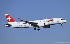 Bombardier CSeries 300 | HB-JCK | Swiss International Air Lines  |  This Bombardier CSeries has already received the 