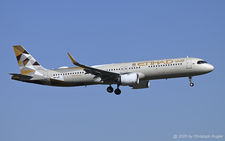 Airbus A321-251nx | A6-LRI | Etihad Airways  |  Etihad Airways operates some Airbus A321neo in a 3-class configuration on long distance flights. Currently, the airline has 11 aircraft in this configuration. | Z&UUML;RICH (LSZH/ZRH) 27.02.2026