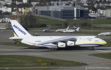 Antonov An 124 | UR-82008 | Antonov Design Bureau Airlines  |  Due to construction work on the tarmac, the Antonov 124 had to backtrack on runway 16 for its flight to Cayenne. | Z&UUML;RICH (LSZH/ZRH) 18.03.2026
