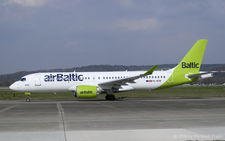 Airbus A220-300 | YL-BTB | Air Baltic  |  This Airbus A220 is seen here taxing to runway 10 operating flight SWR1736 to Rome Fiumicino. This particular aircraft entered service on 01JAN2026. | Z&UUML;RICH (LSZH/ZRH) 21.03.2026