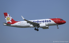 Airbus A320-271n | HB-JDB | Edelweiss Air  |  This is a picture of the first Airbus A320neo of Edelweiss Air which entered service on 04APR2026. The aircraft was initially delivered to Swiss International Air Lines, but did not fly with that airline since SEP2023. | Z&UUML;RICH (LSZH/ZRH) 11.04.2026
