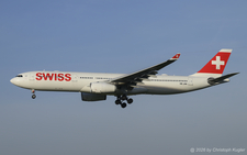Airbus A330-343E | HB-JHK | Swiss International Air Lines  |  This Airbus A330-300 of Swiss International Airlines is seen here arriving from Miami as flight SWR67. Les than 2 weeks later, this very aircraft was experiencing an aborted take-off at Delhi where all passengers had to be evacuated using the slides.  | Z&UUML;RICH (LSZH/ZRH) 17.04.2026