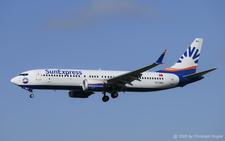 Boeing 737 MAX 8 | TC-SMJ | SunExpress  |  This Boeing 737 MAX is one of 85 aircraft of this type currently being operated by this Turkish airline. It is seen here arriving from Antalya as flight SXS124. | Z&UUML;RICH (LSZH/ZRH) 22.04.2026