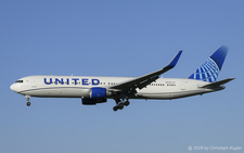 Boeing 767-322ER | N763UA | United Airlines  |  This Boeing 767-300 of United Airlines is operating flight UAL3 from Chicago. I somehow never photographed this aircraft in the new colour scheme of the airline until today. | Z&UUML;RICH (LSZH/ZRH) 23.04.2026