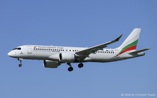 Airbus A220-300 | LZ-AMS | Bulgaria Air  |  Bulgaria Air is operating a total of 7 Airbus A220, one o fthem is LZ-AMS which is seen here arriving as flight LZB491 from Sofia. The registration of all Airbus A220 aircraft consist of the 3-letter code of a destination operated by Bulgaria Air. | Z&UUML;RICH (LSZH/ZRH) 24.04.2026