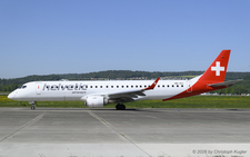 Embraer ERJ-195AR | HB-JVJ | Helvetic Airways  |  This Embraer ERJ-195 of Helvetic Airways is seen here as flight DLH9801 to Munich. Lufthansa needs additional aircraft to compensate for the shutdown of Lufthansa Cityline. | Z&UUML;RICH (LSZH/ZRH) 30.04.2026
