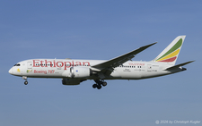 Boeing 787-8 | ET-AOS | Ethiopian Airlines  |  This Boeing 787 of Ethiopian Airlines still has the large Boeing 787 titles painted on the fuselage.  | Z&UUML;RICH (LSZH/ZRH) 21.05.2026