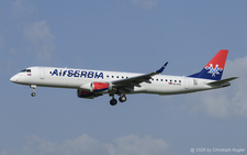 Embraer ERJ-195LR | YU-ATC | Air Serbia  |  This Embraer ERJ-195 was initally built for Aurigny Airlines, but was put into storage. In APR 2025, it was transferred to Air Serbia. | Z&UUML;RICH (LSZH/ZRH) 27.05.2026