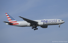 Boeing 777-223ER | N791AN | American Airlines  |  This Boeing 777-200 of American Arilines promotes the membership to the oneworld alliance. The airline operates a total of 47 aircraft of this type, but only two with the oneworld titles. | Z&UUML;RICH (LSZH/ZRH) 31.05.2026