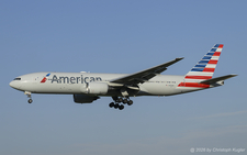 Boeing 777-223ER | N755AN | American Airlines  |  This Boeing 777-200 of American Airlines is seen here approaching runway 14 in Z&uuml;rich completing its flight AAL200 from Dallas-Ft Worth. | Z&UUML;RICH (LSZH/ZRH) 19.06.2026
