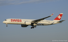 Airbus A350-941 | HB-IFB | Swiss International Air Lines  |  This Airbus A350 of Swiss International Airlines is seen here approaching runway 14 in Z&uuml;rich as flight SWR55 from Boston. | Z&UUML;RICH (LSZH/ZRH) 21.06.2026