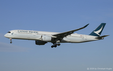 Airbus A350-941 | B-LRG | Cathay Pacfic  |  There were still some clouds lingering around when this Airbus A350-900 of Cathay Pacific arrived at 07:26 am. | Z&UUML;RICH (LSZH/ZRH) 08.07.2026